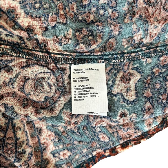 American Eagle Boho Tassel Shirt Size XS - Picture 11 of 11